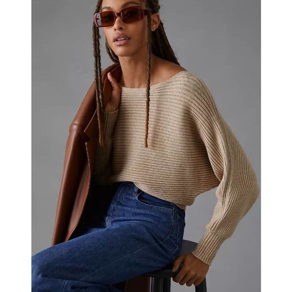 Anthropologie Sweaters - By Anthropologie Ribbed Pullover Sweater